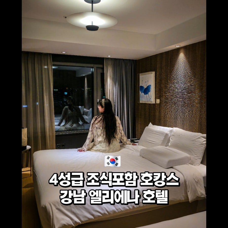 강남역 호캉스, 엘리에나 호텔 서울강남 직접 묵어본 후기