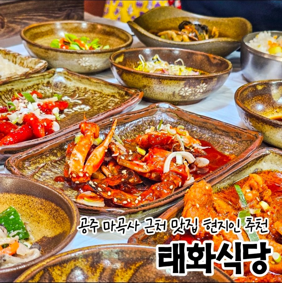 공주 현지인 맛집 마곡사 근처 태화식당, 상다리 부러지는 산채정식 내돈내산