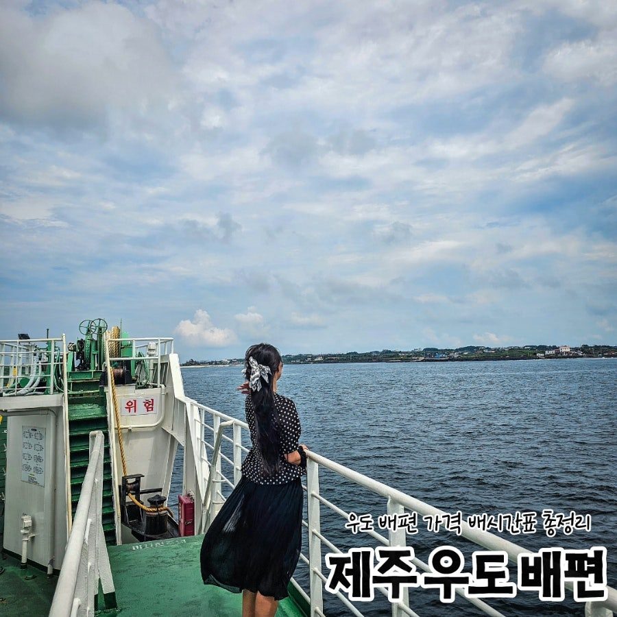 제주 우도 배시간 성산항 우도가는 배 예약, 배편 가격·가는법·배시간표