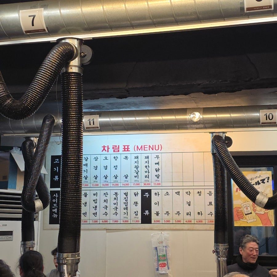 영등포 중앙시장 노포 맛집, 다래정연탄불생고기 내돈내산 후기 사진 4